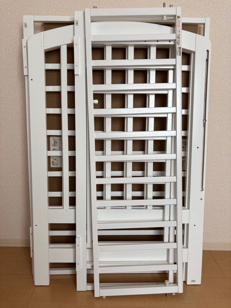 KATOJI ハイポジション　ベビーベッド ホワイト