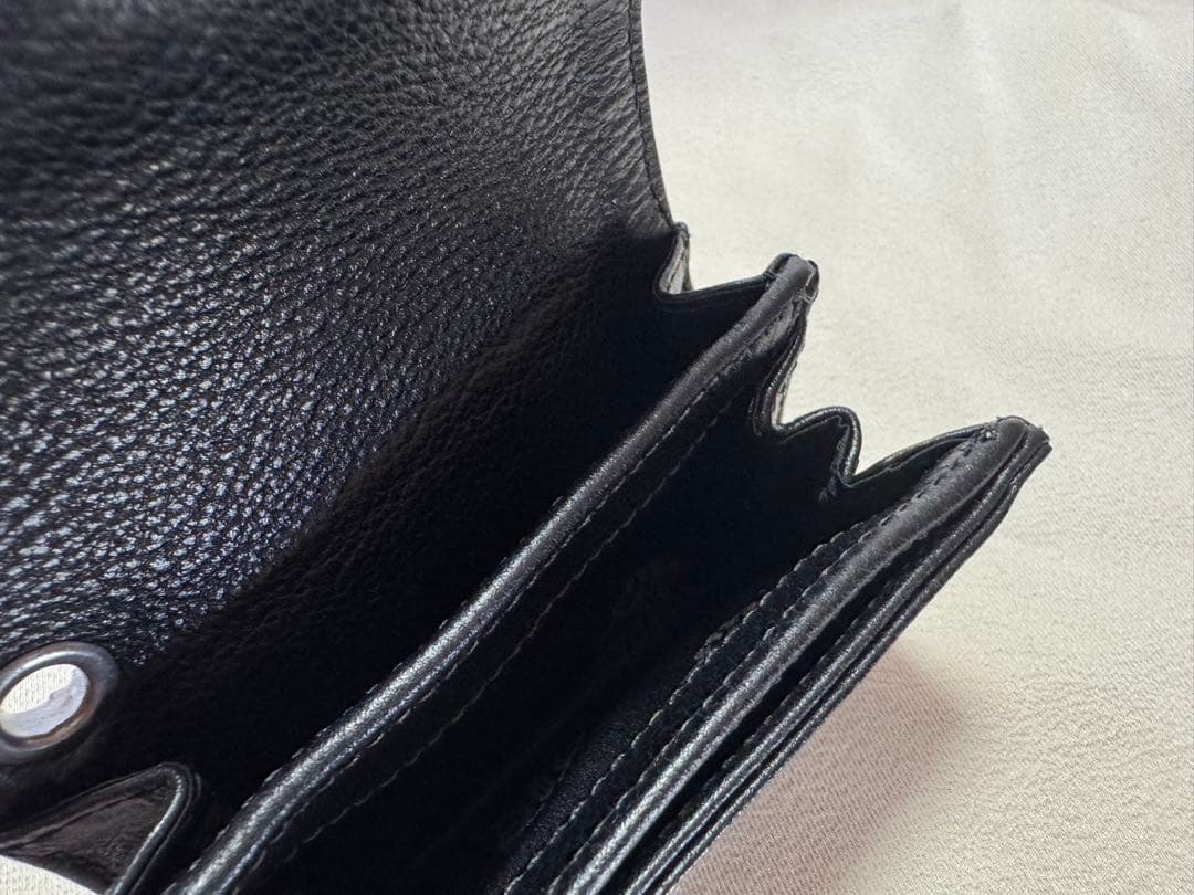 【新品 未使用】クロムハーツ　タイニー ウォレット 財布 ケース レザー