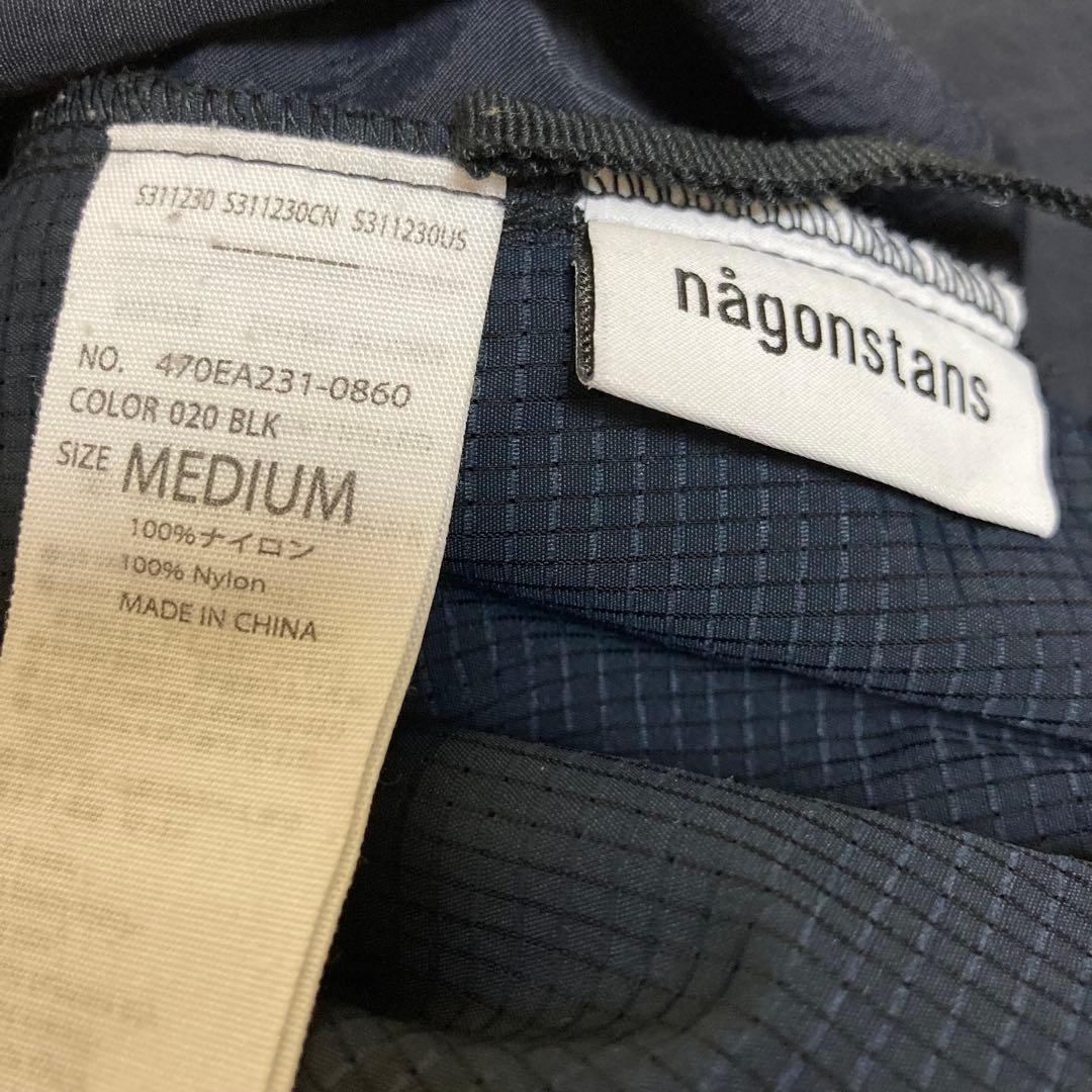 nagonstans ナイロン スカート ブラック ナゴンスタンス ドローコード