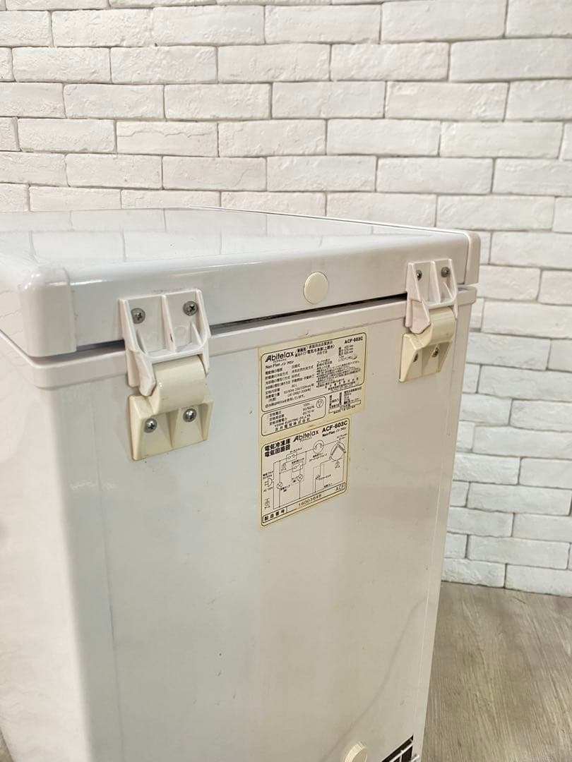 【タケチャンマン】Abitelax 冷凍庫 ACF-603C ホワイト