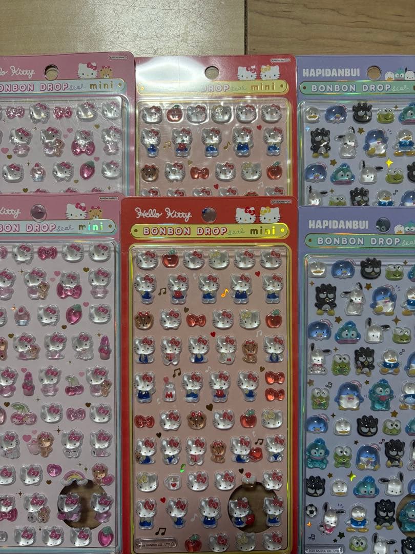 正規品　サンリオ　ボンボンドロップシール　mini まとめ売り　週末価格