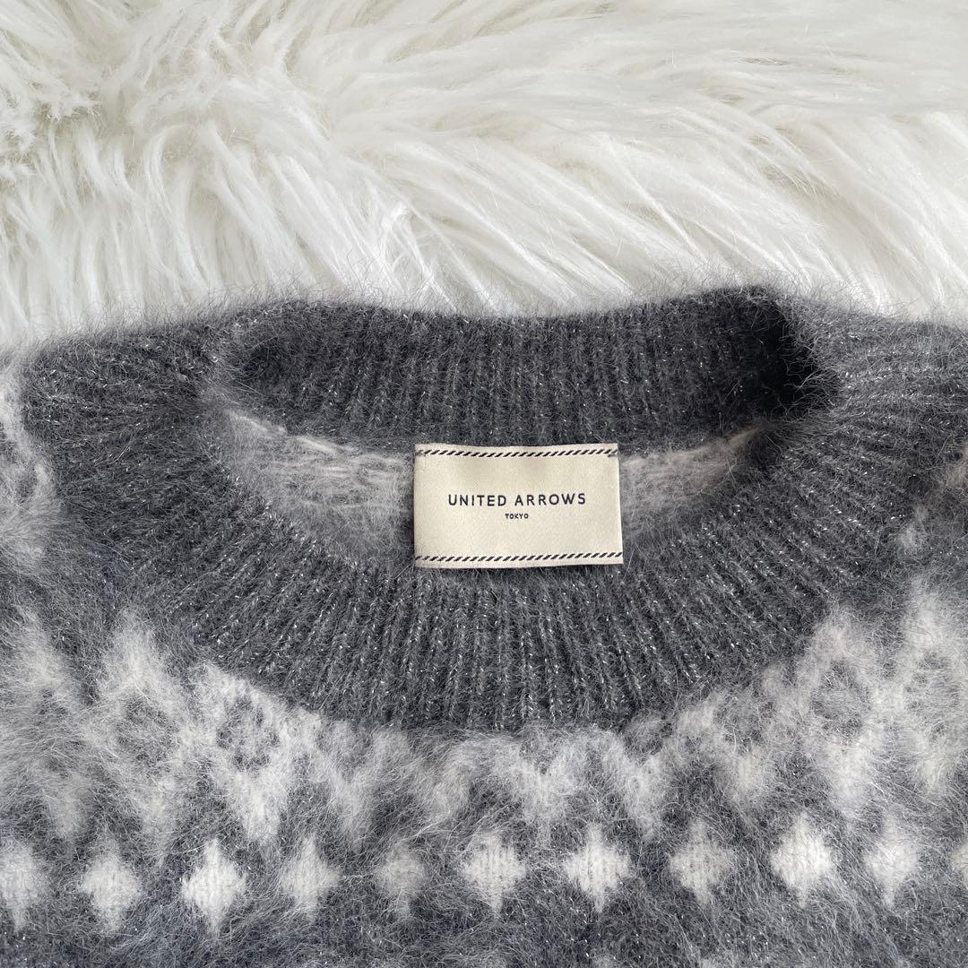 ラルです　今期　UNITED ARROWS フォックスカシミヤ ニット