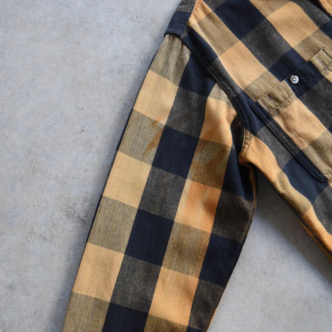 90s ST.JOHNSBAY セントジョンズベイ ブロックチェックネルシャツ