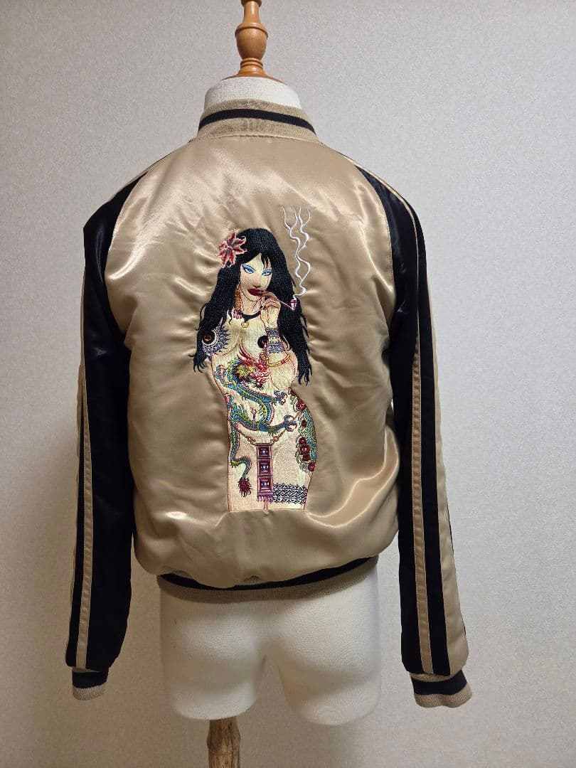 シェアースピリット　スカジャン　ShareSpirit　刺繍　ヴィンテージ