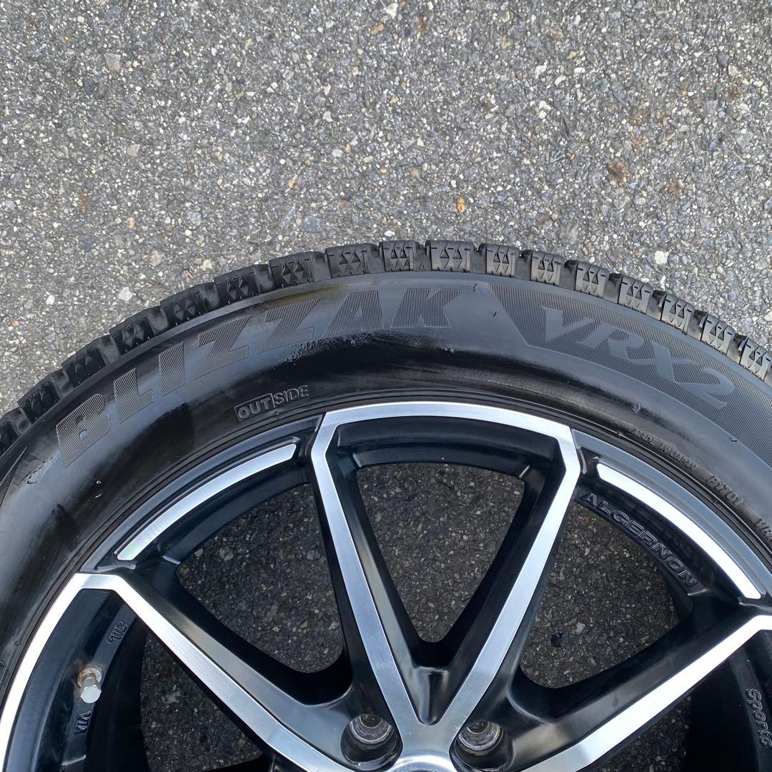 中古バリ溝‼️ブリヂストンスタッドレスセット215/55R18 CX-30等