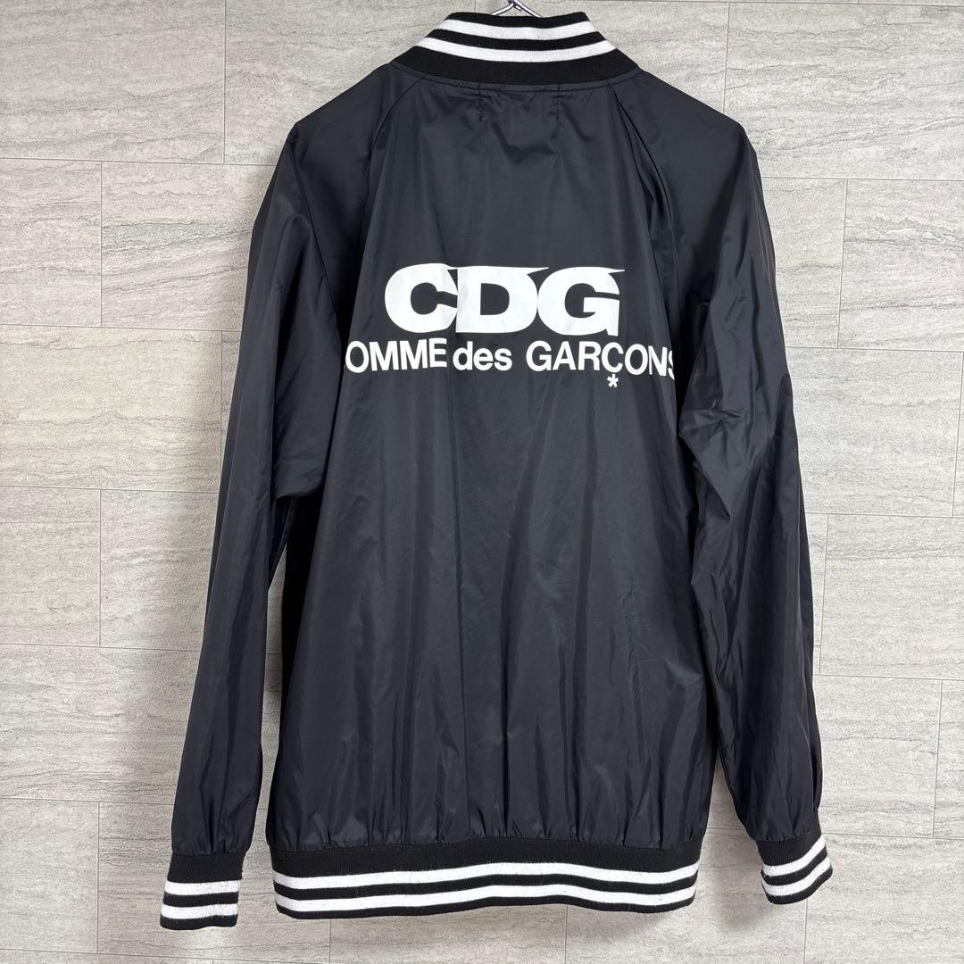 CDG ブラック ナイロンジャケット　XL ギャルソン　コーチ
