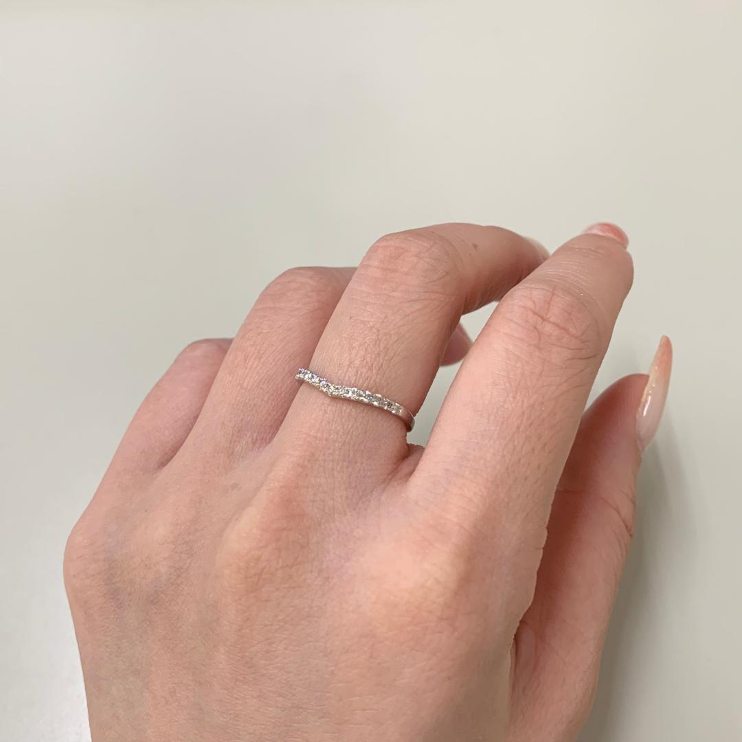 新品 H&C ダイヤモンド リング 0.20ct Pt950