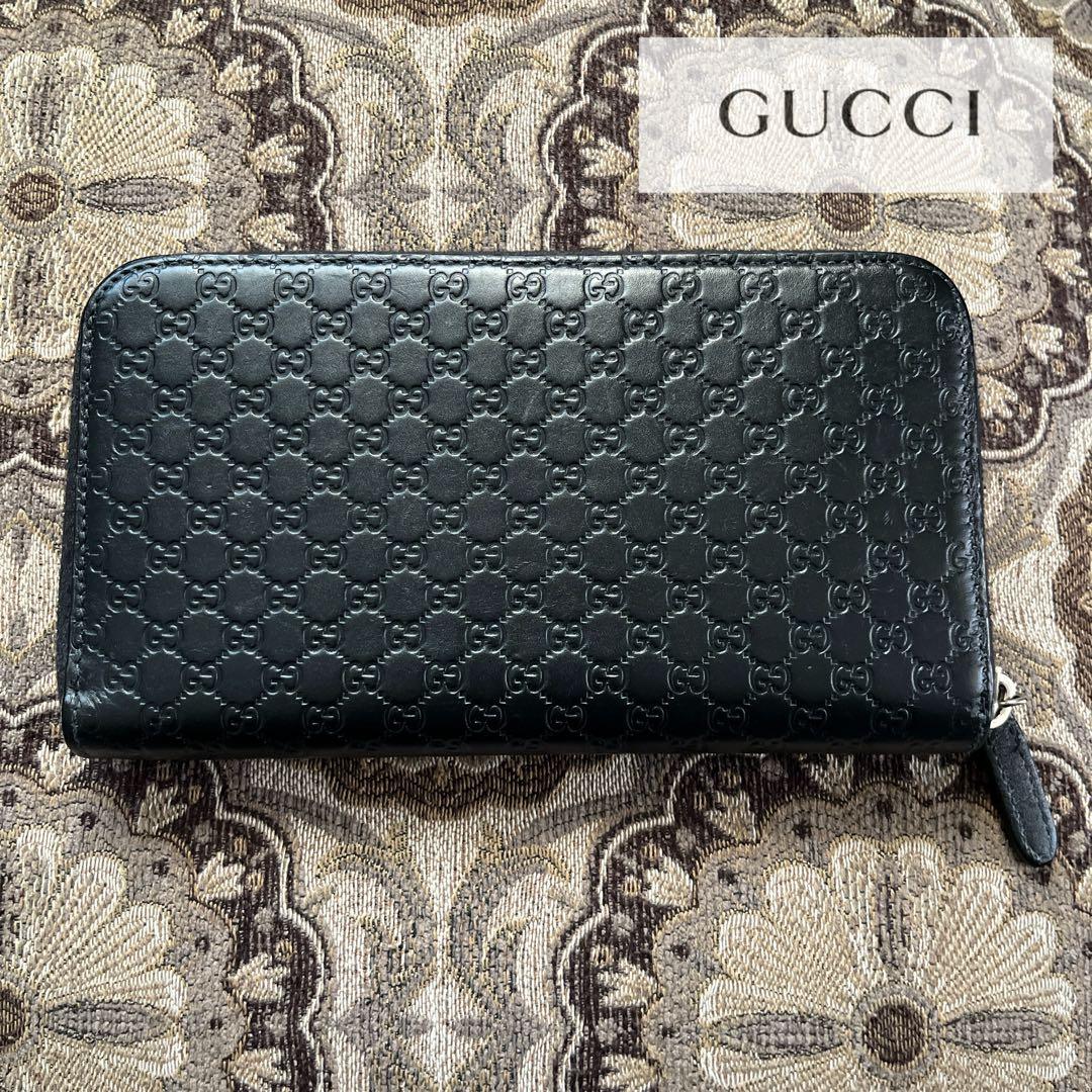 GUCCI マイクロシマ 長財布