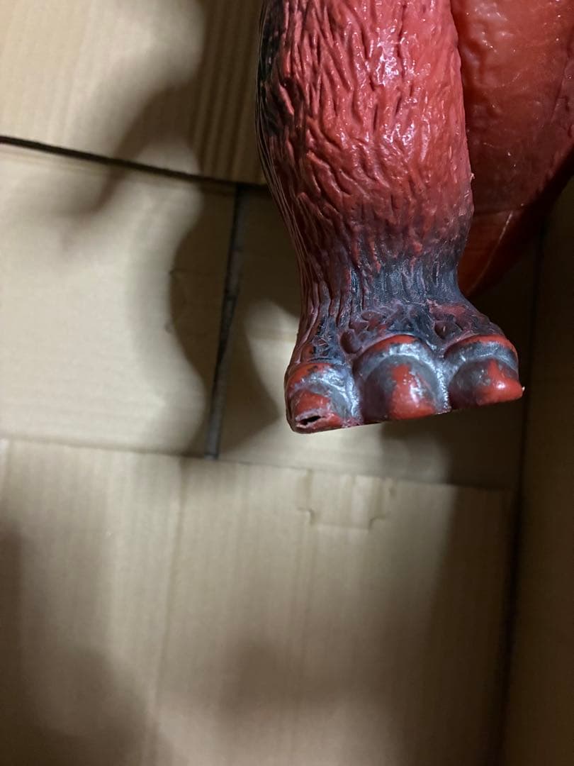 当時物　無版権　パチ　ゴジラ　ポリ　ソフビ　怪獣　ブルマァク　マルサン　恐竜