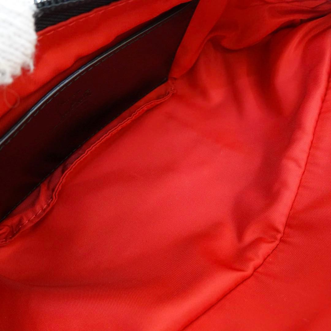 クリスチャンルブタン　ボディバッグ　ウエストポーチ　スタッズ　スパイク　ブラック