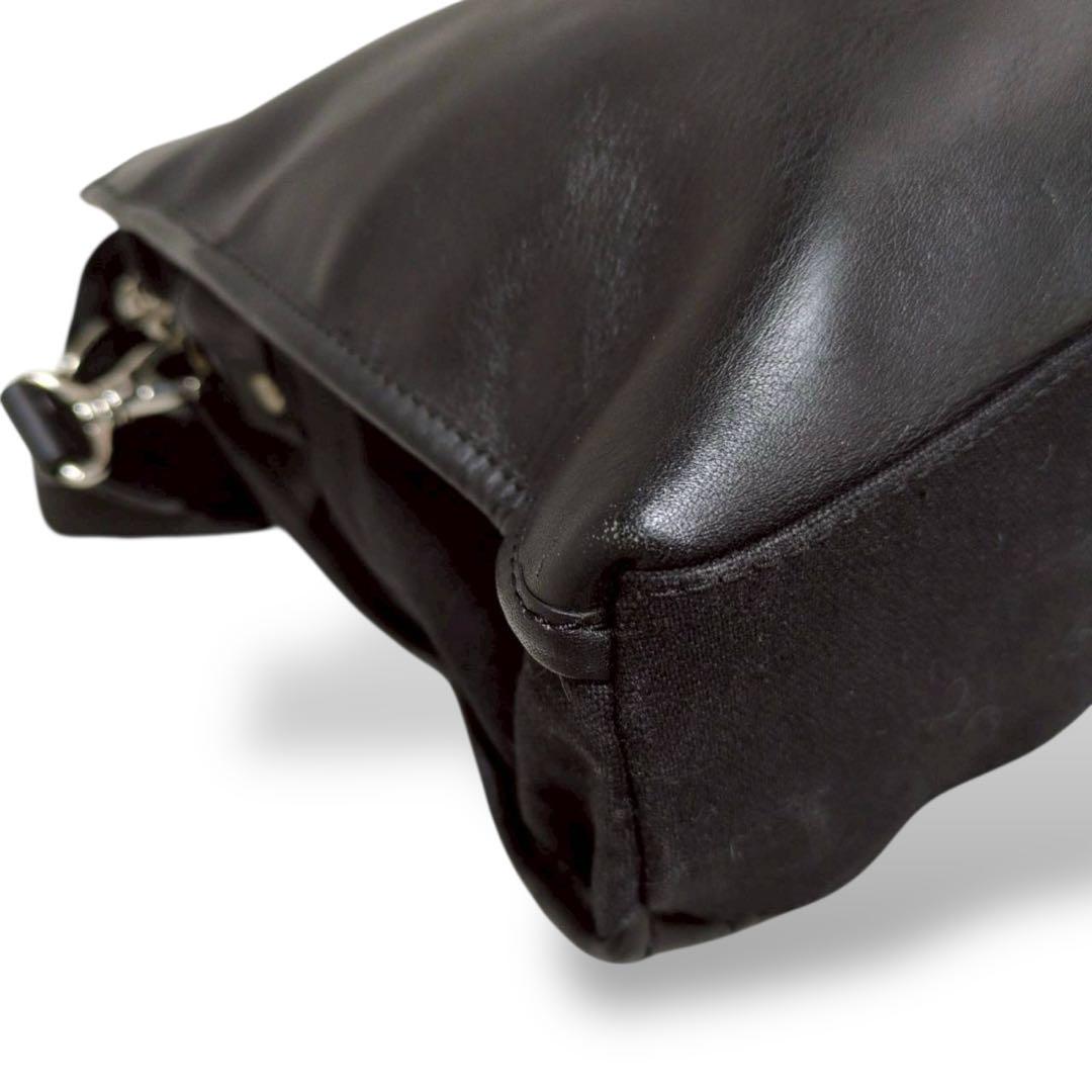 バッグ agnes.b 2way business bag leather logo