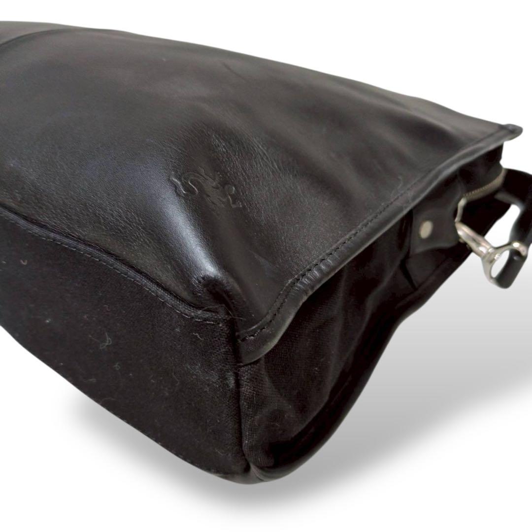 バッグ agnes.b 2way business bag leather logo