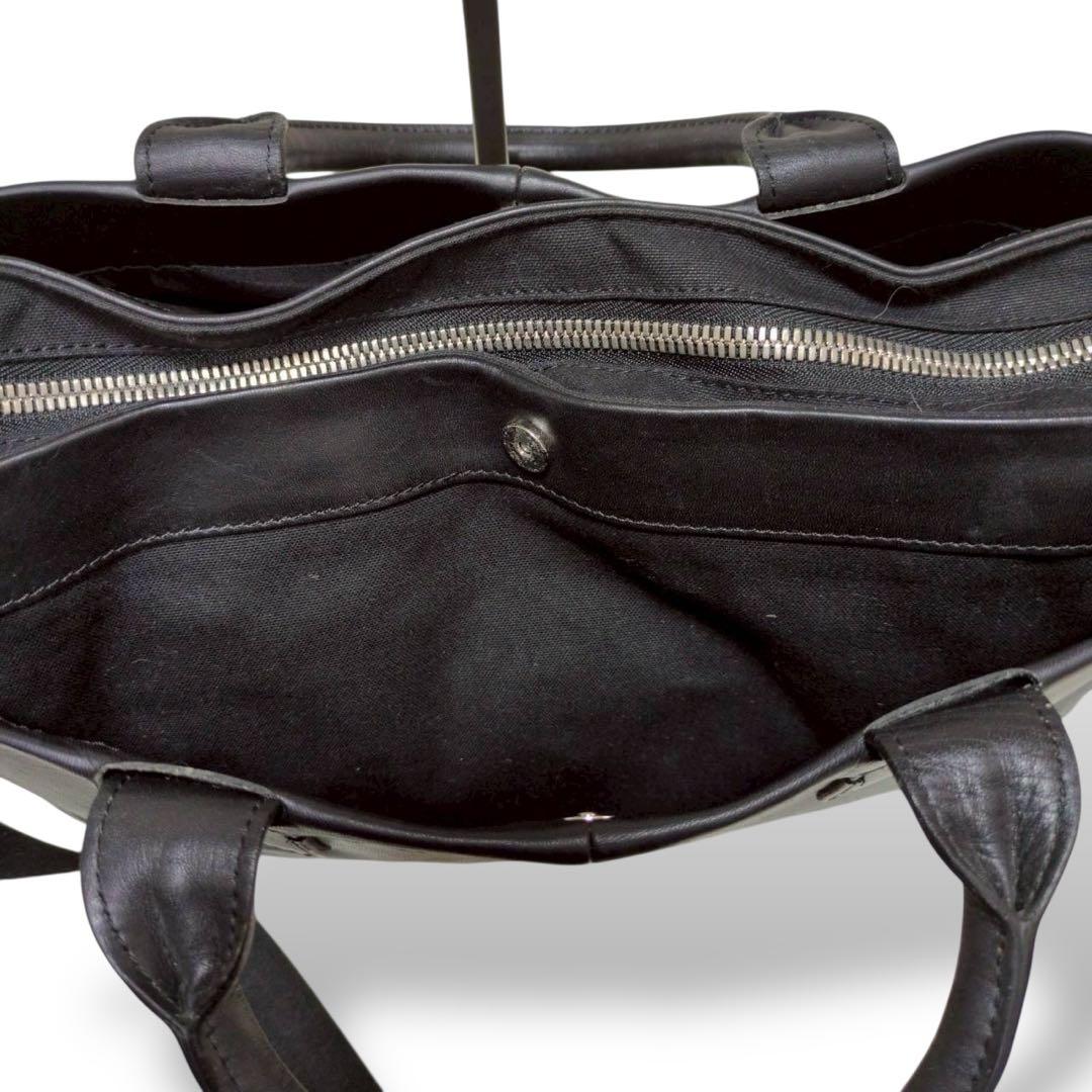 バッグ agnes.b 2way business bag leather logo