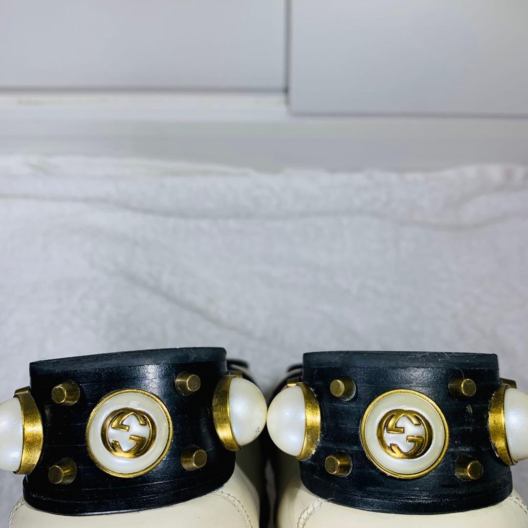 ⭐️Gucci グッチ パンプス パール ホワイト 38(25cm)
