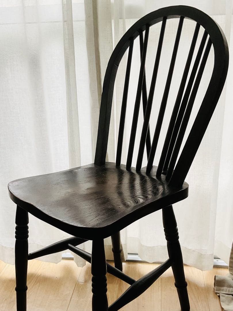 イギリスアンティークウィンザーチェア 曲げ木 古木 英国1930-1940年代頃
