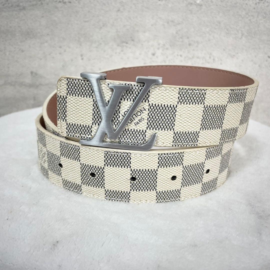 LOUISVUITTON ルイヴィトン　ベルト　ダミエ　レザー　本革