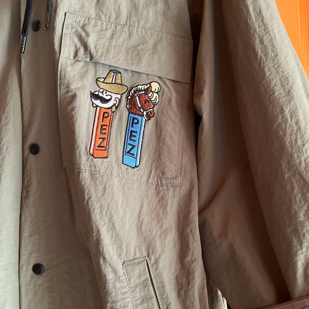 PEZキャラクター刺繍入りレインコート