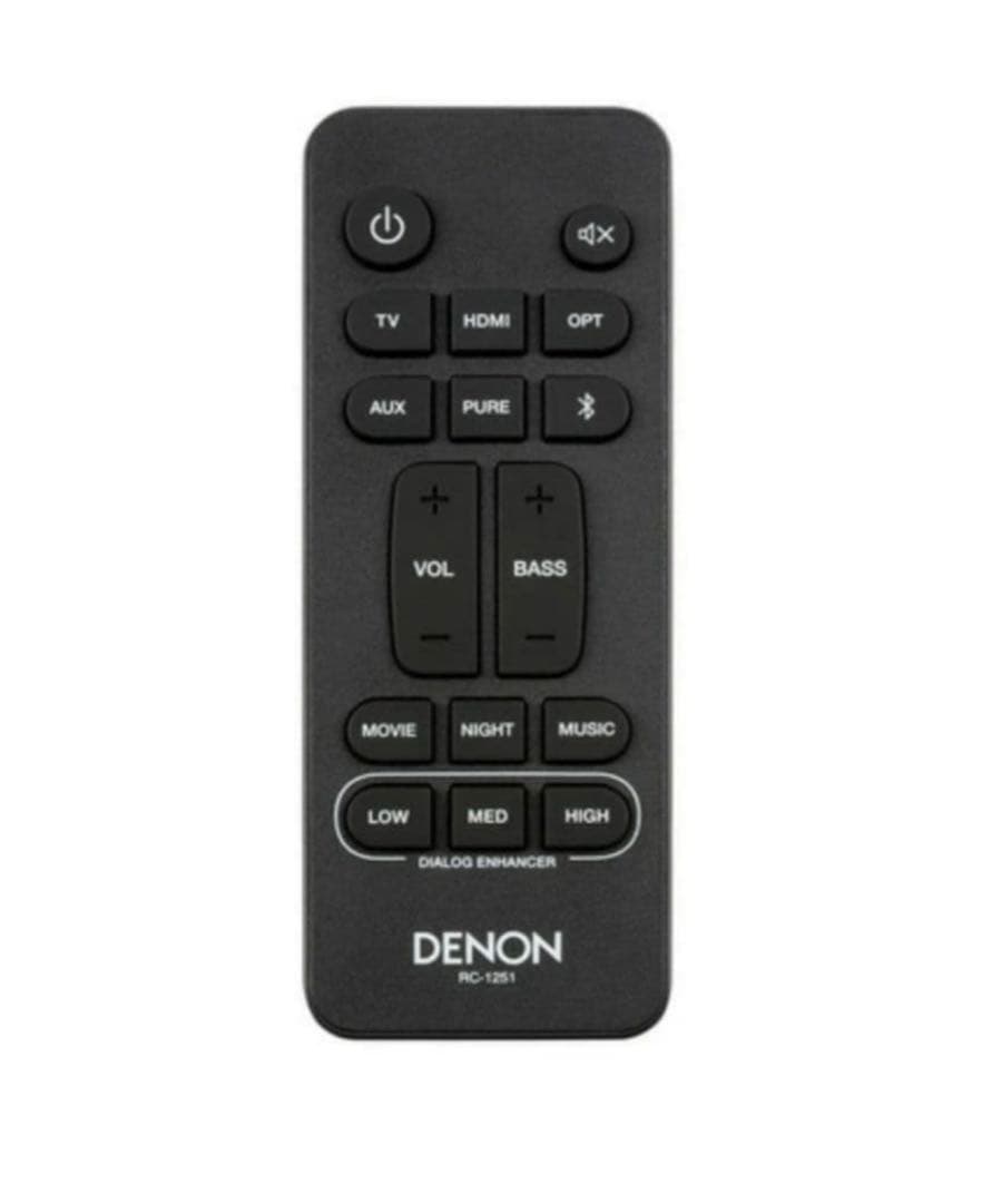 デノン サウンドバーDHT-S218K ブラックデュアルサブウーハー内蔵 立体音