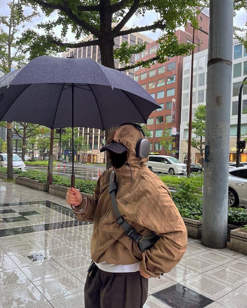 ジャケット・アウター stussy BEACH SHELL WAVE DYE brown