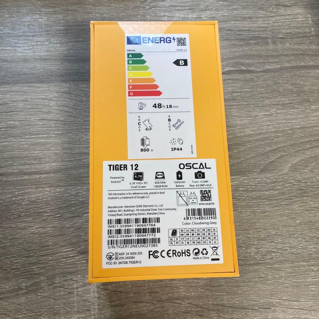 OSCAL TIGER 12 本体 8GB/128GB ブラック