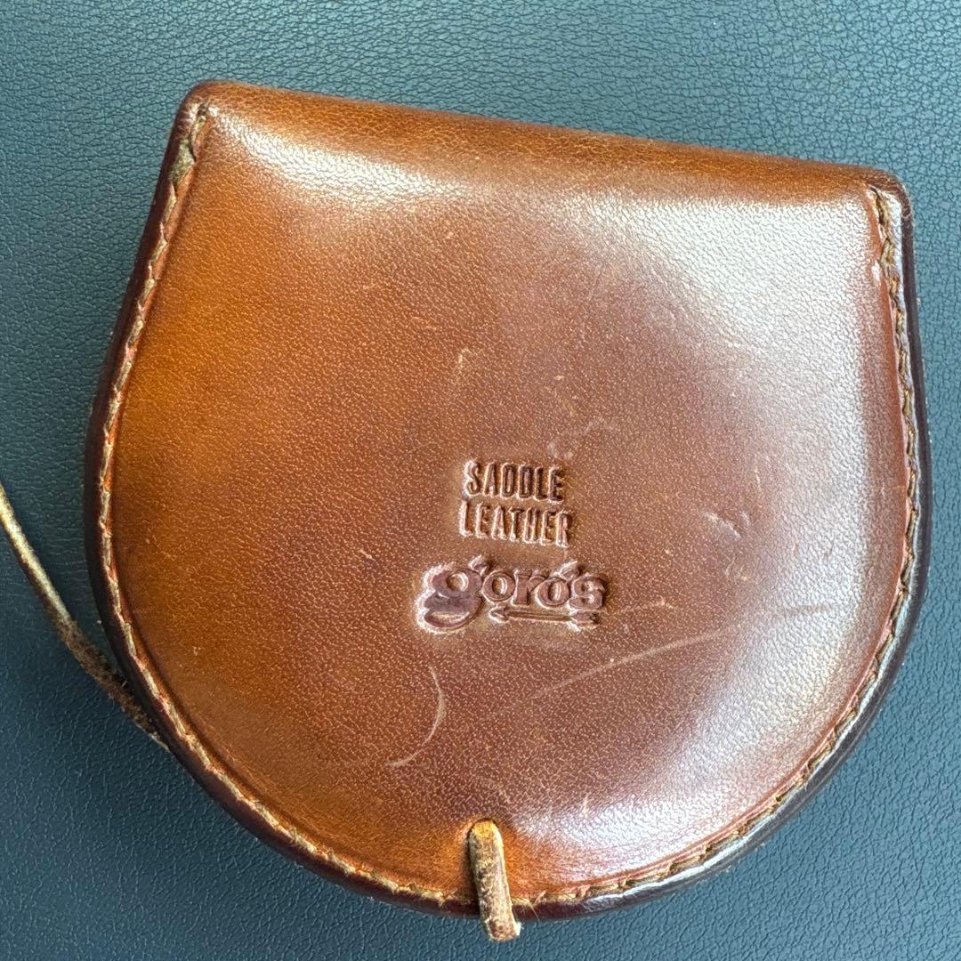 ゴローズ　サドルレザー ケース 丸型