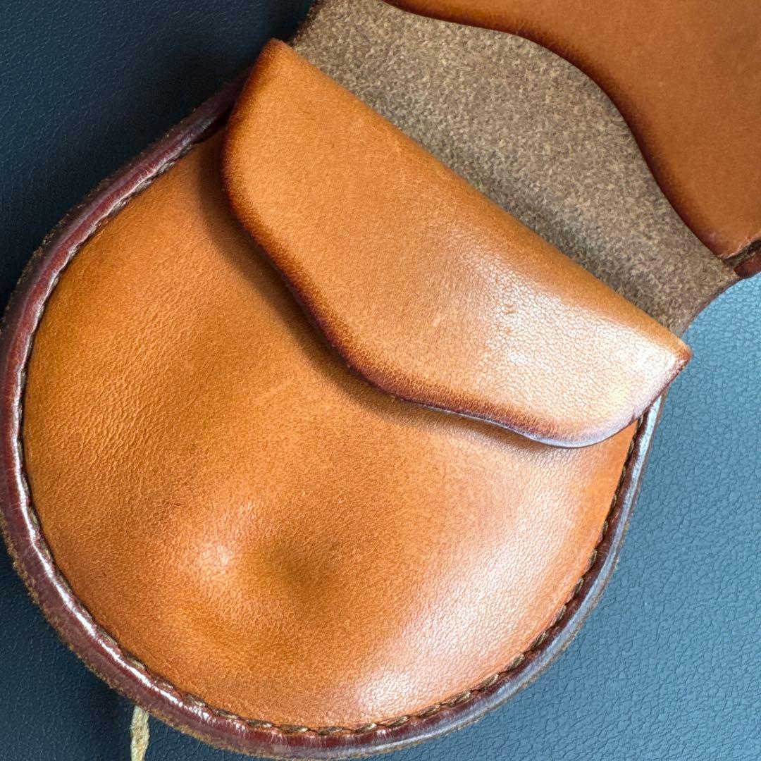 ゴローズ　サドルレザー ケース 丸型