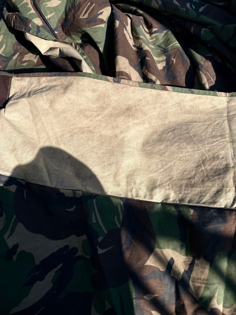 オランダ軍　ダッチアーミーテント②ＤＰＭ迷彩　補修跡有り