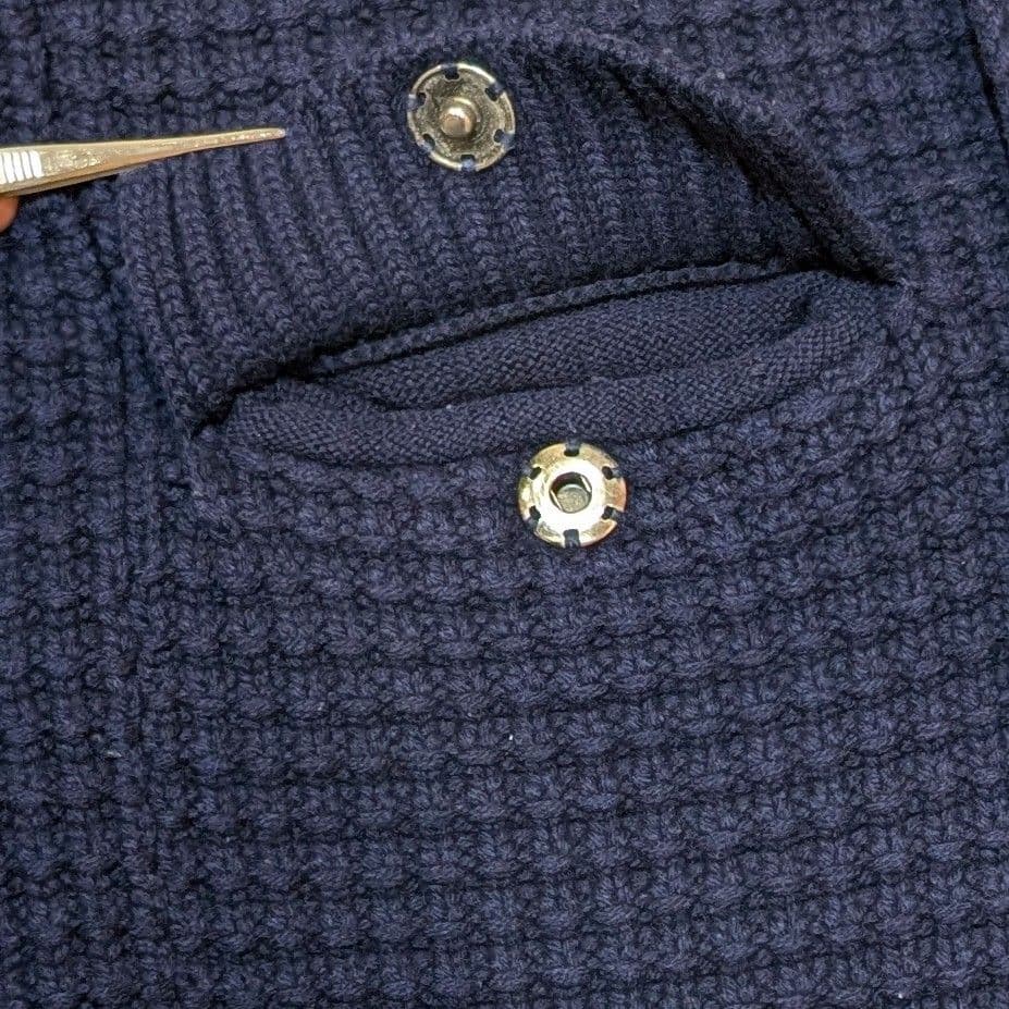 ★月末セール★イタリア製 Bark ニットコート カモフラ裏地