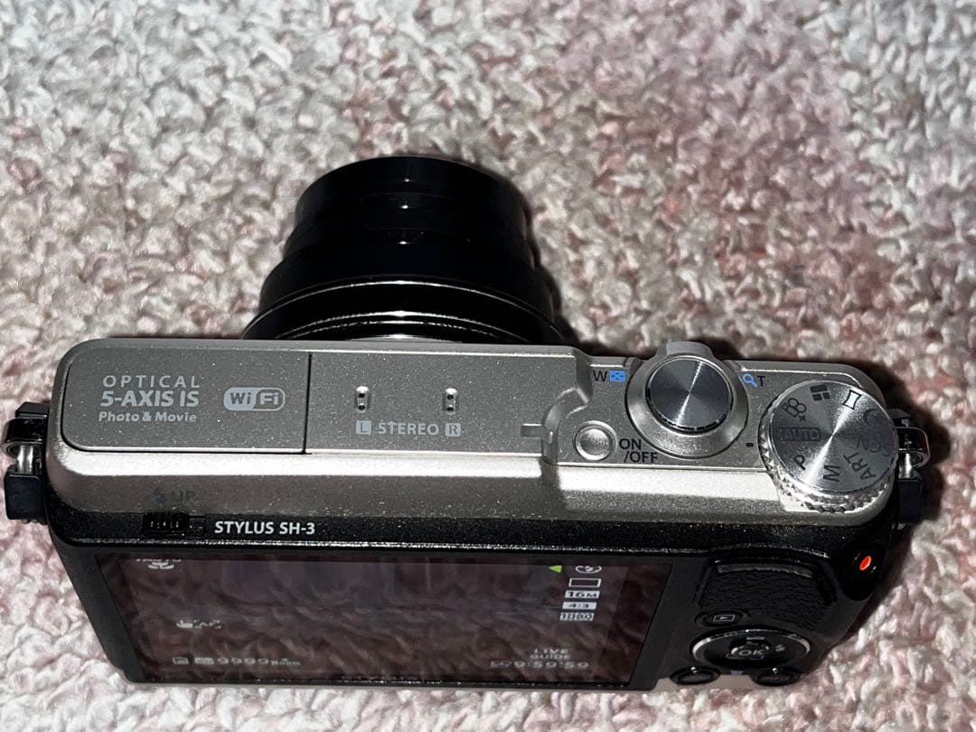 OLYMPUS STYLUS SH-3　コンパクトデジタルカメラ