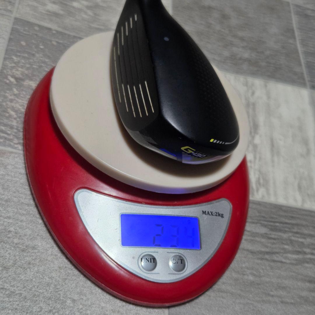 レフティ PING G430 3U 19° ヘッドのみ ヘッドカバー、ウエイト付