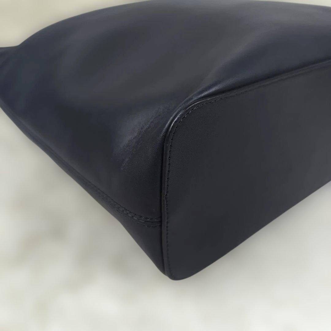✨極美品✨ COLE HAAN コールハーン トートバッグ 2way 肩掛け 紺