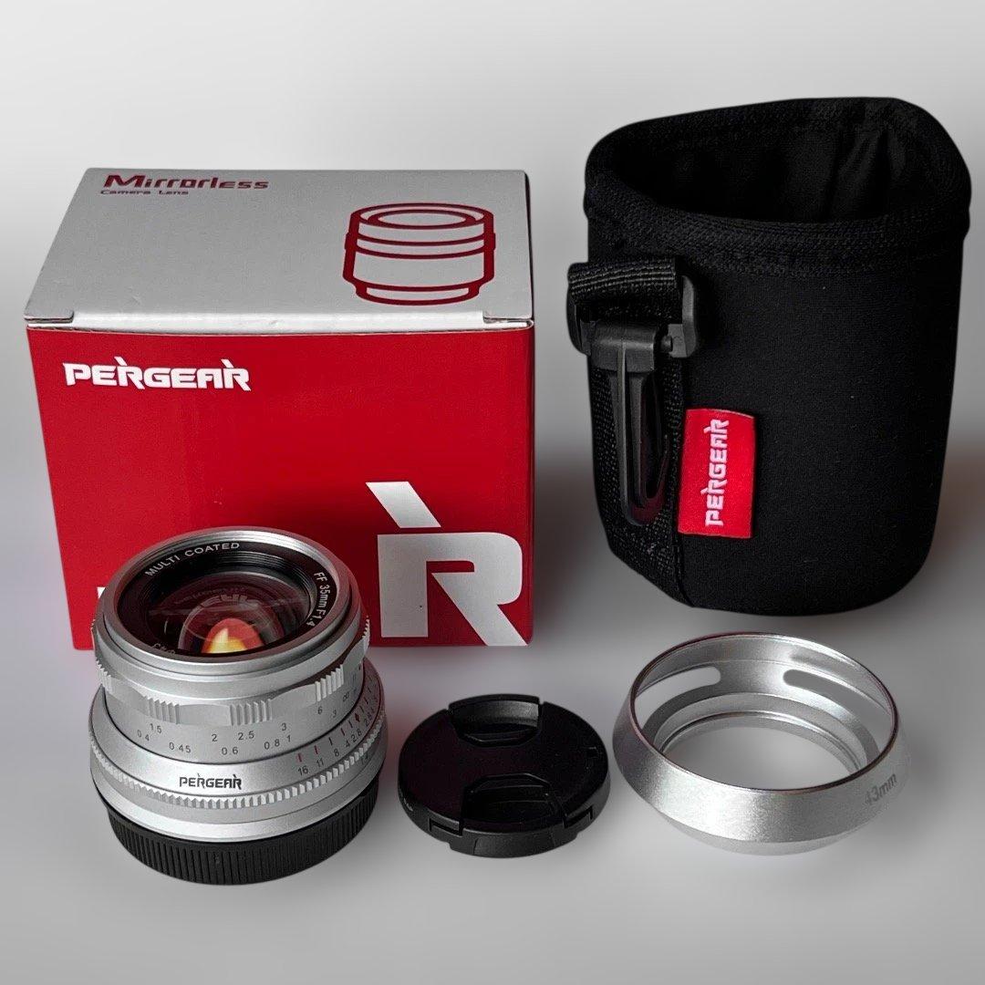 PERGEAR 35mm F1.4 単焦点レンズ（Lマウント・フルサイズ対応）