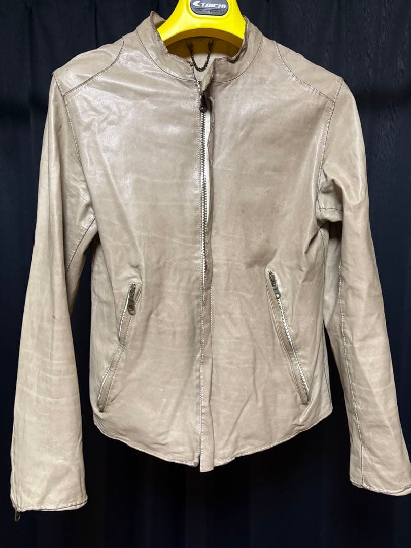 sisii レザー　ライダースジャケット