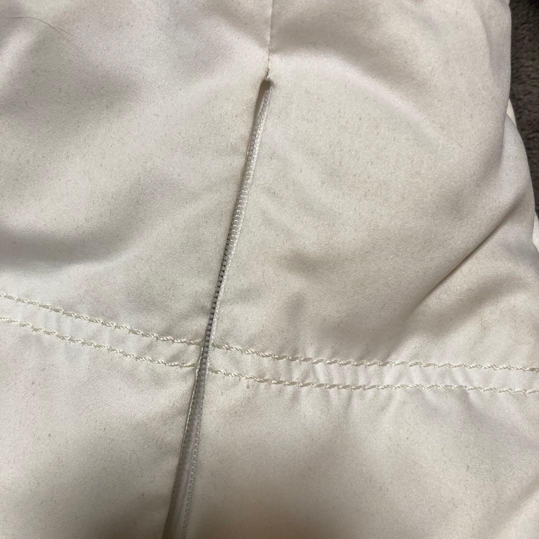 COACH ダウンジャケット ファー付　アイボリー S　（日本サイズМ相当）