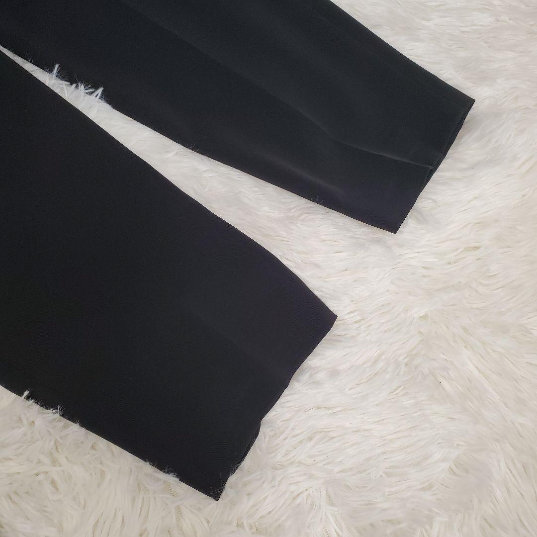 【美品】グリーンレーベルリラクシング セットアップ 黒 サラフール ストレッチ