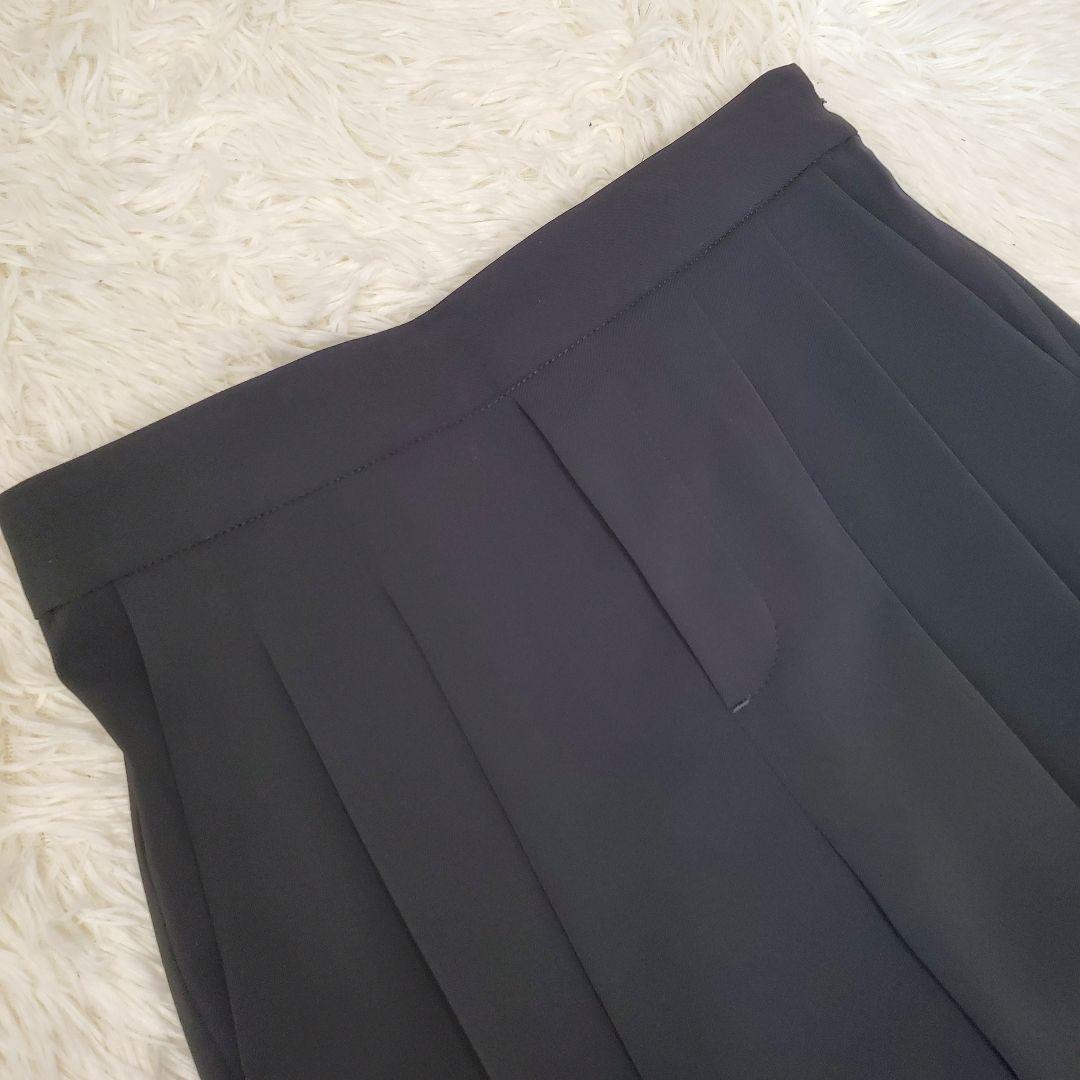 【美品】グリーンレーベルリラクシング セットアップ 黒 サラフール ストレッチ