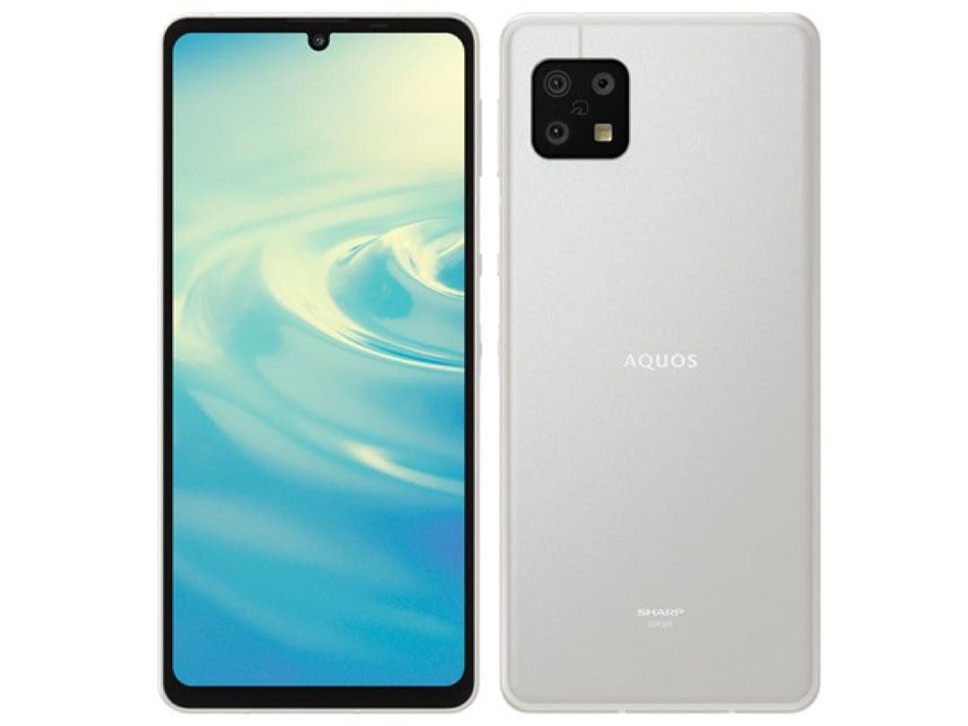 極美品 AQUOS ホワイト スマートフォン 本体 SIMフリー データ消去済
