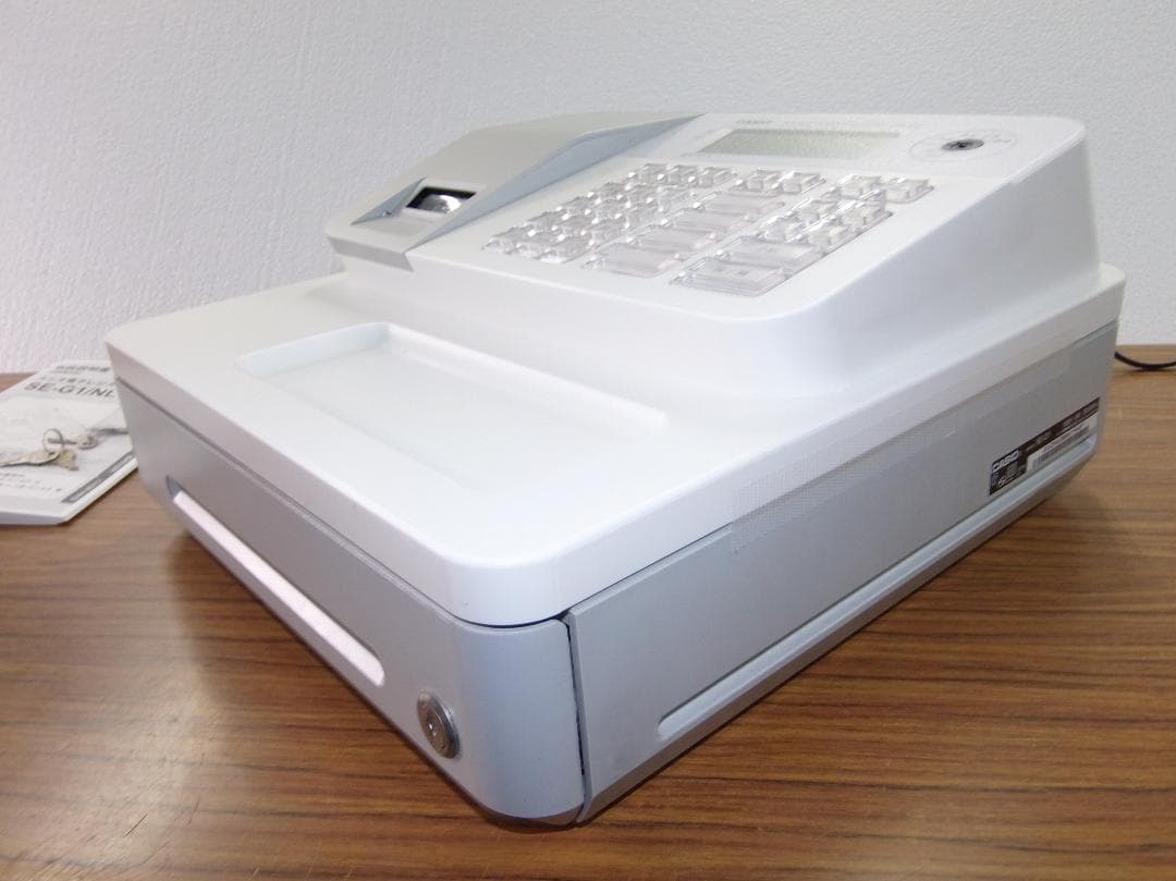 CASIO 簡単レジ　カシオ　SE-G1　　レジスター4部門　25042002