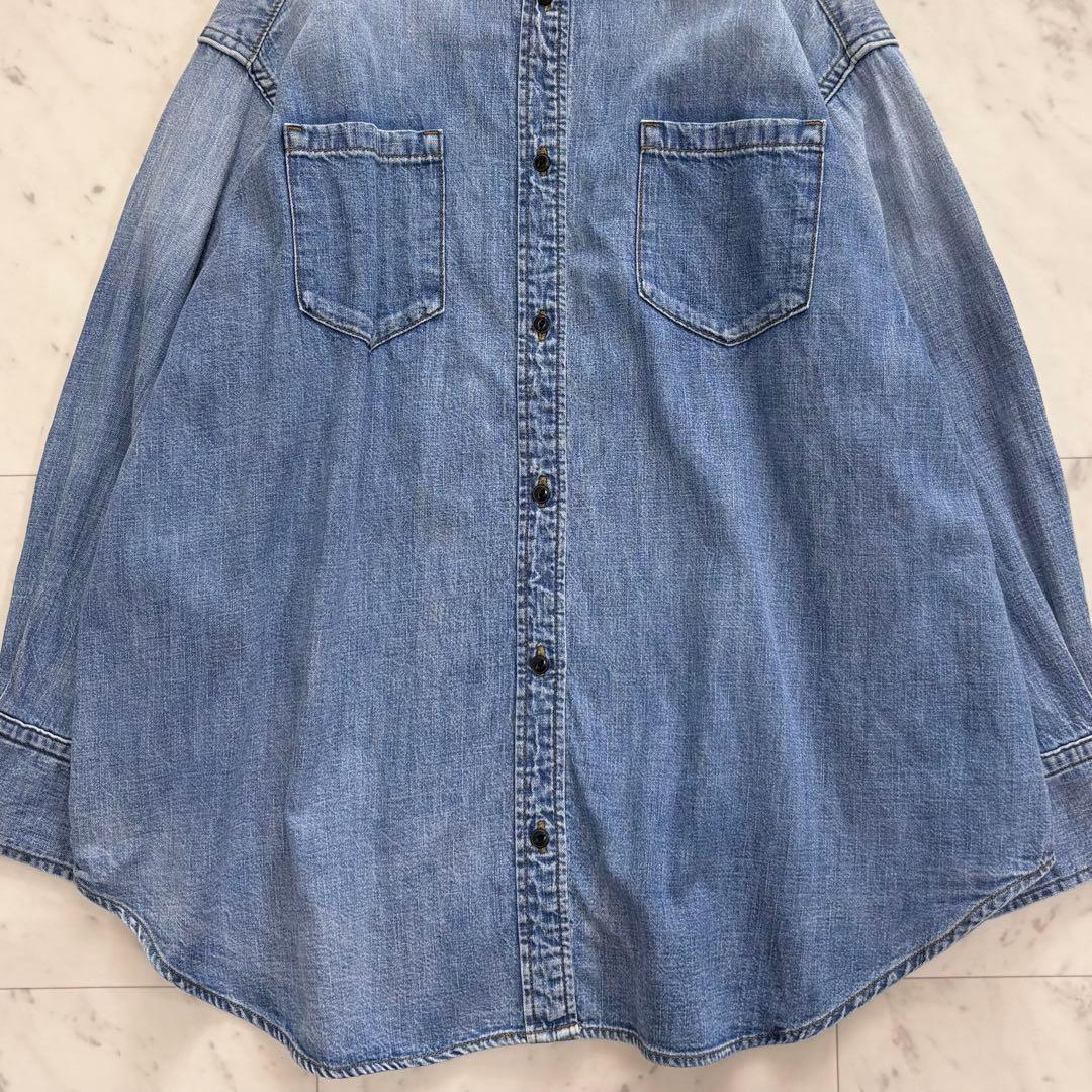 美品✨ジャーナルスタンダード　ライトオンスデニムシャツ　ゆったり　2024AW