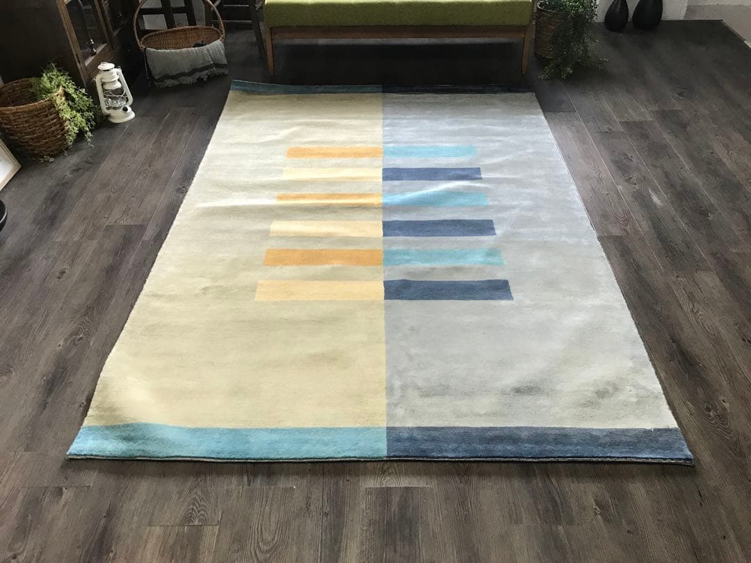 Kw M  142.5x203.5cm 絨毯 ラグ ラグマット