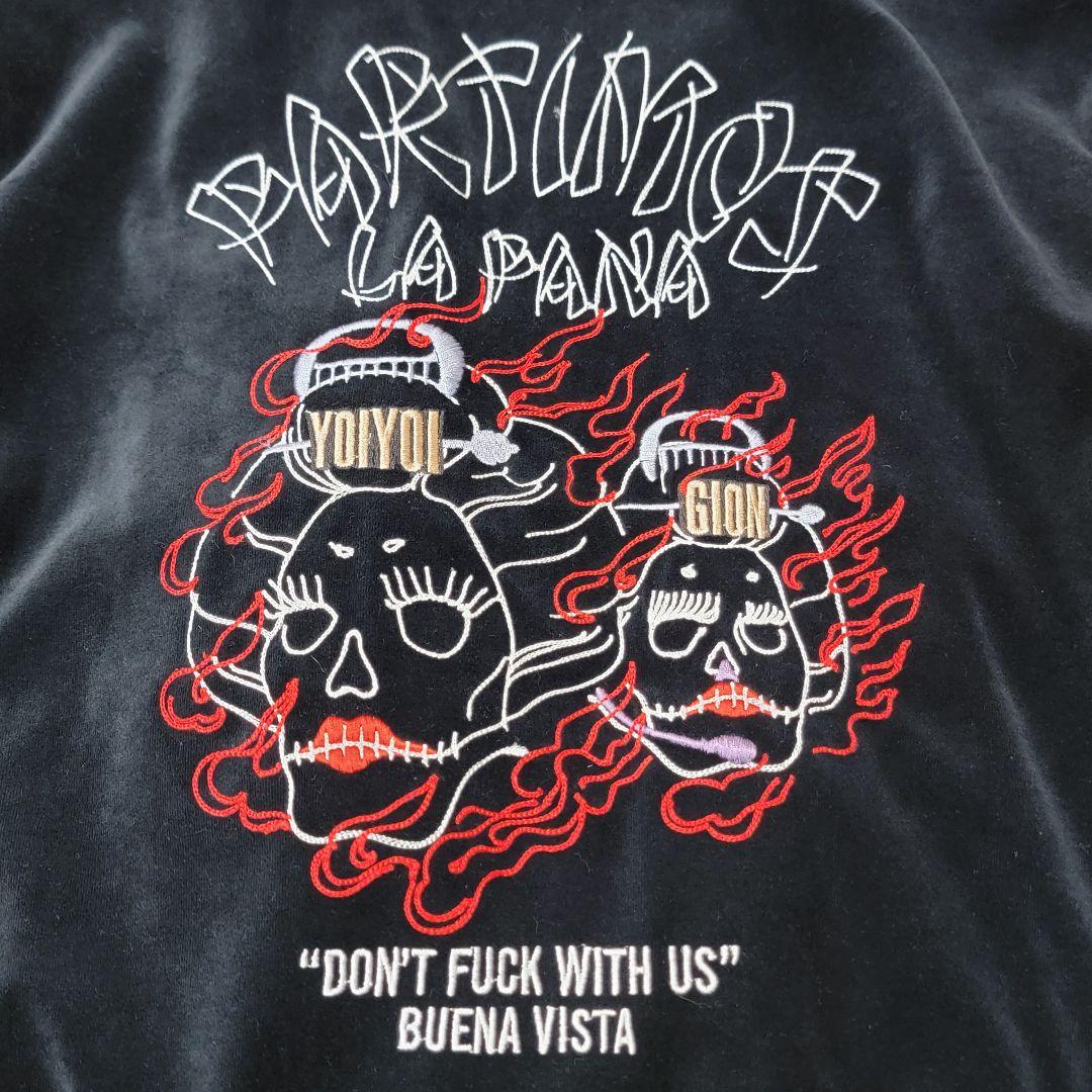 ダウンタウンへのオマージュ ブエナビスタ ベロアジャケット スカジャン L