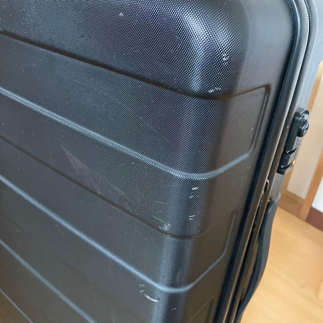 無印良品　バーを自由に調節できるキャリーケース 60L G3S-105 ブラック