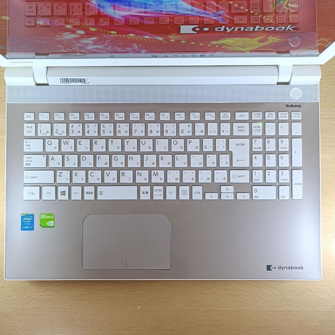 ノートPC Core i7 Windows11 SSD メモリ16GB 東芝 金