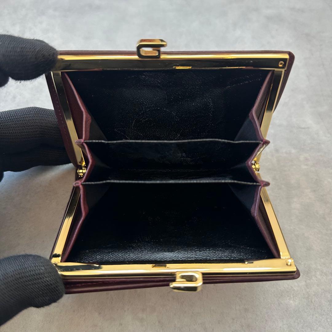 GIVENCHY 4Gロゴモチーフ がま口 二つ折り財布 コンパクトウォレット①