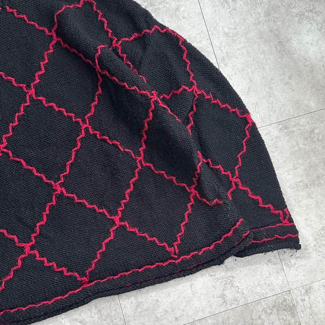 【80s】 INSCRIPTION ウールニット ''珍デザイン''