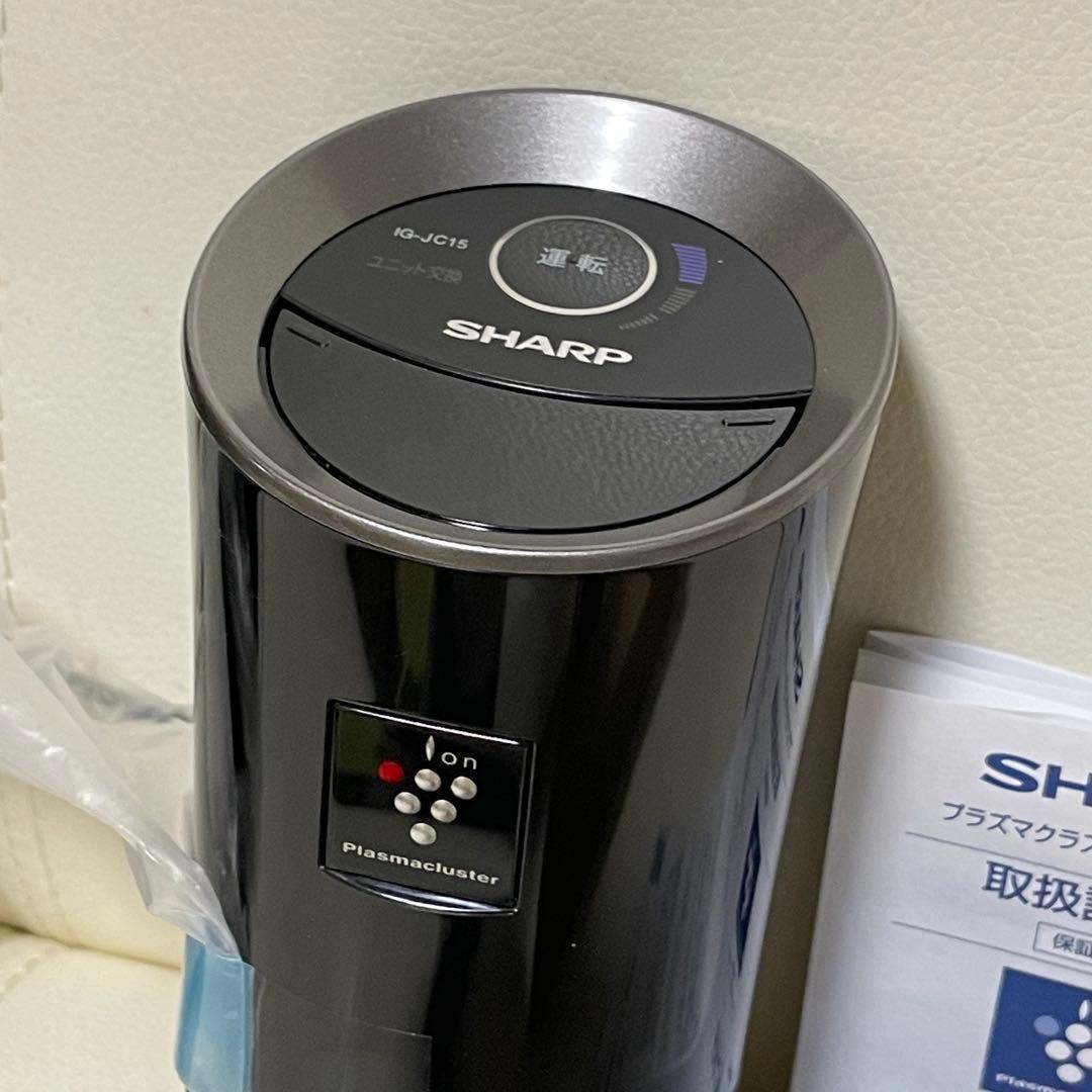 シャープSHARP プラズマクラスターイオン発生器 IG-JC15-Bブラック系