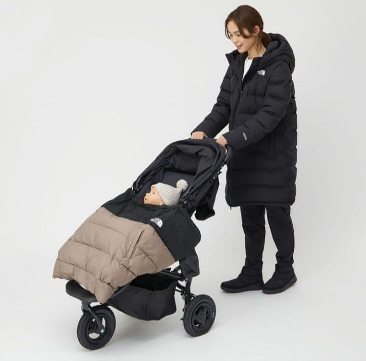 【美品】THE NORTH FACE ベビー マルチシェルブランケット ブラック