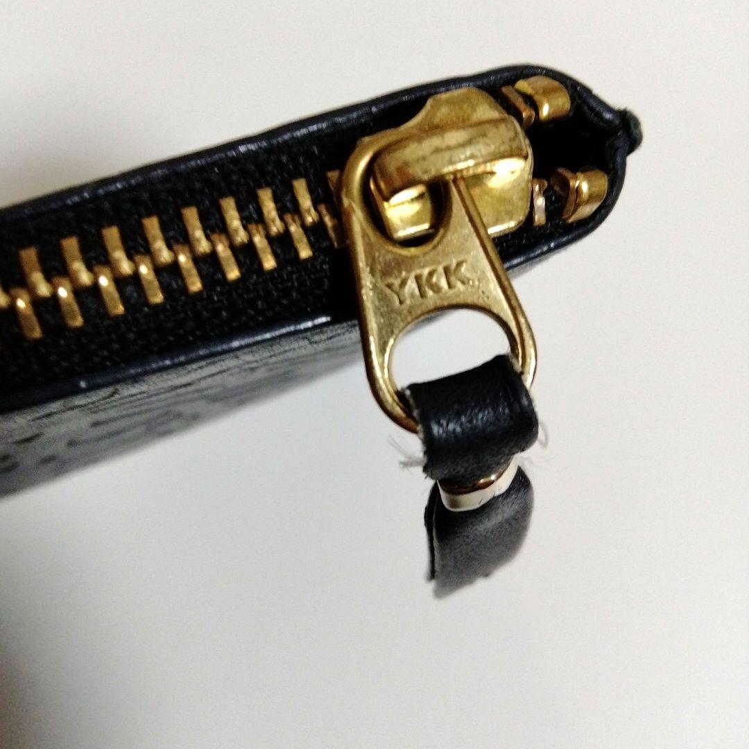 夢太郎様コムデギャルソン L字ジップウォレット /Embossed Forest