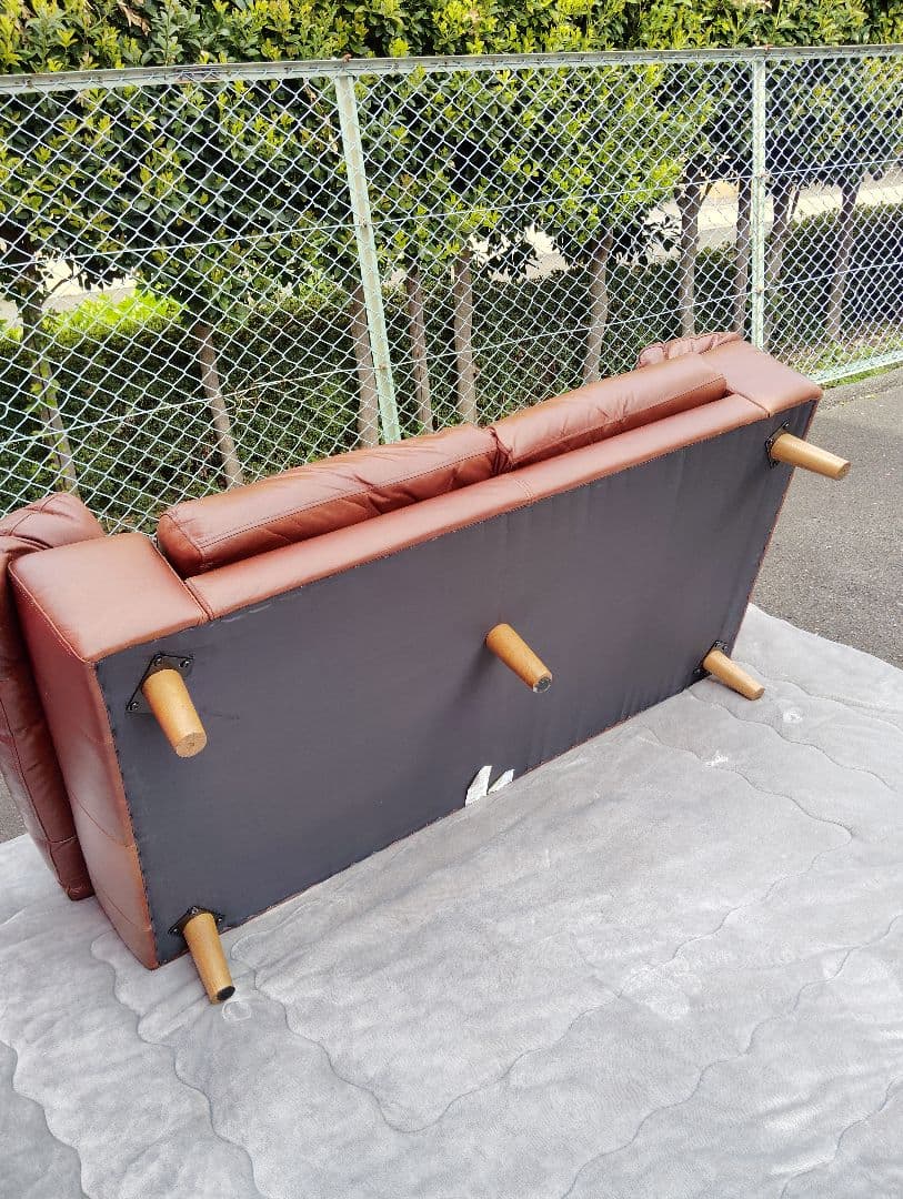 【専用 ひゃ様】⭐️2人掛けレザーソファー【定価22万円】