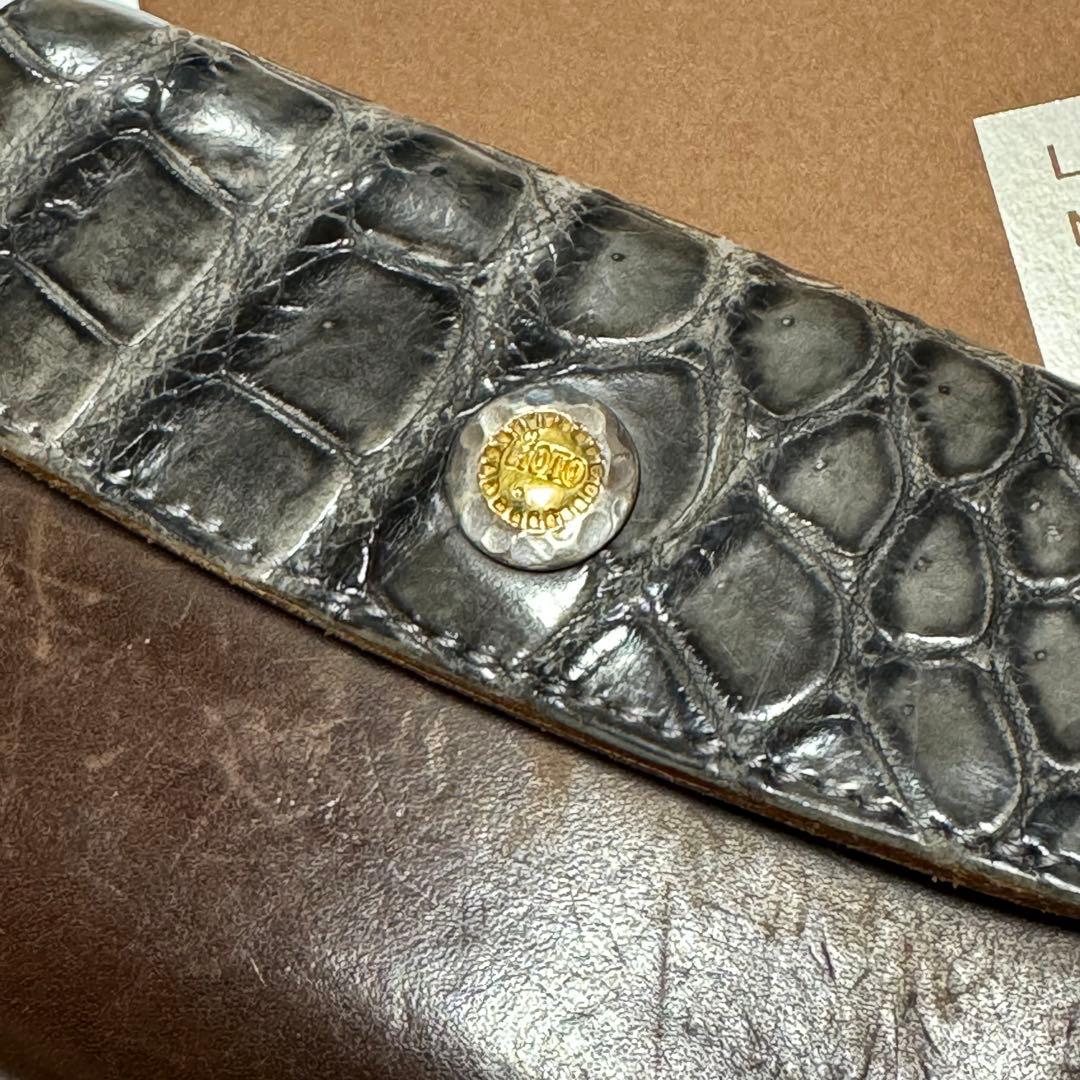 MOTO LEATHER & SILVER CA6 モトレザー　クロコダイル